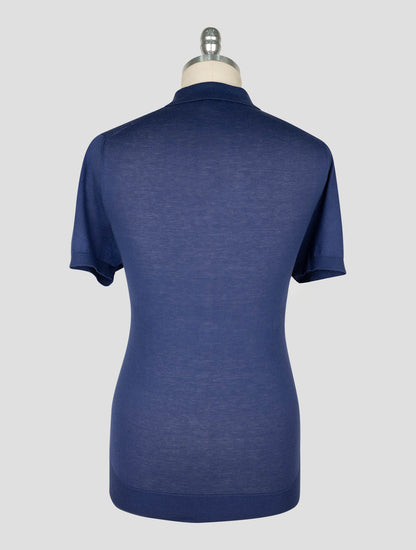 Kiton  Dark Blue Cotton  Polo