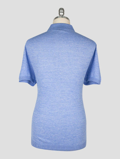 Kiton  Light Blue Cotton  Polo