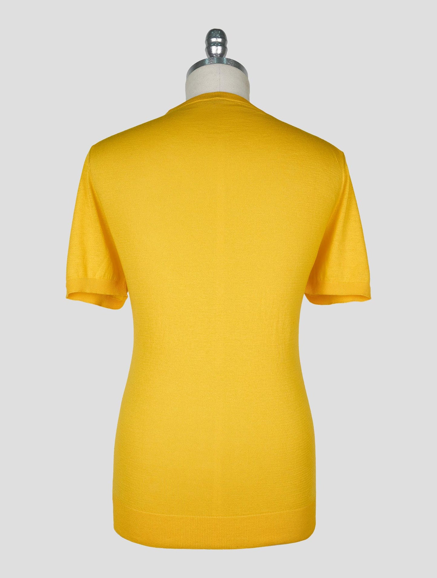 Kiton Yellow Cotton T-shirt