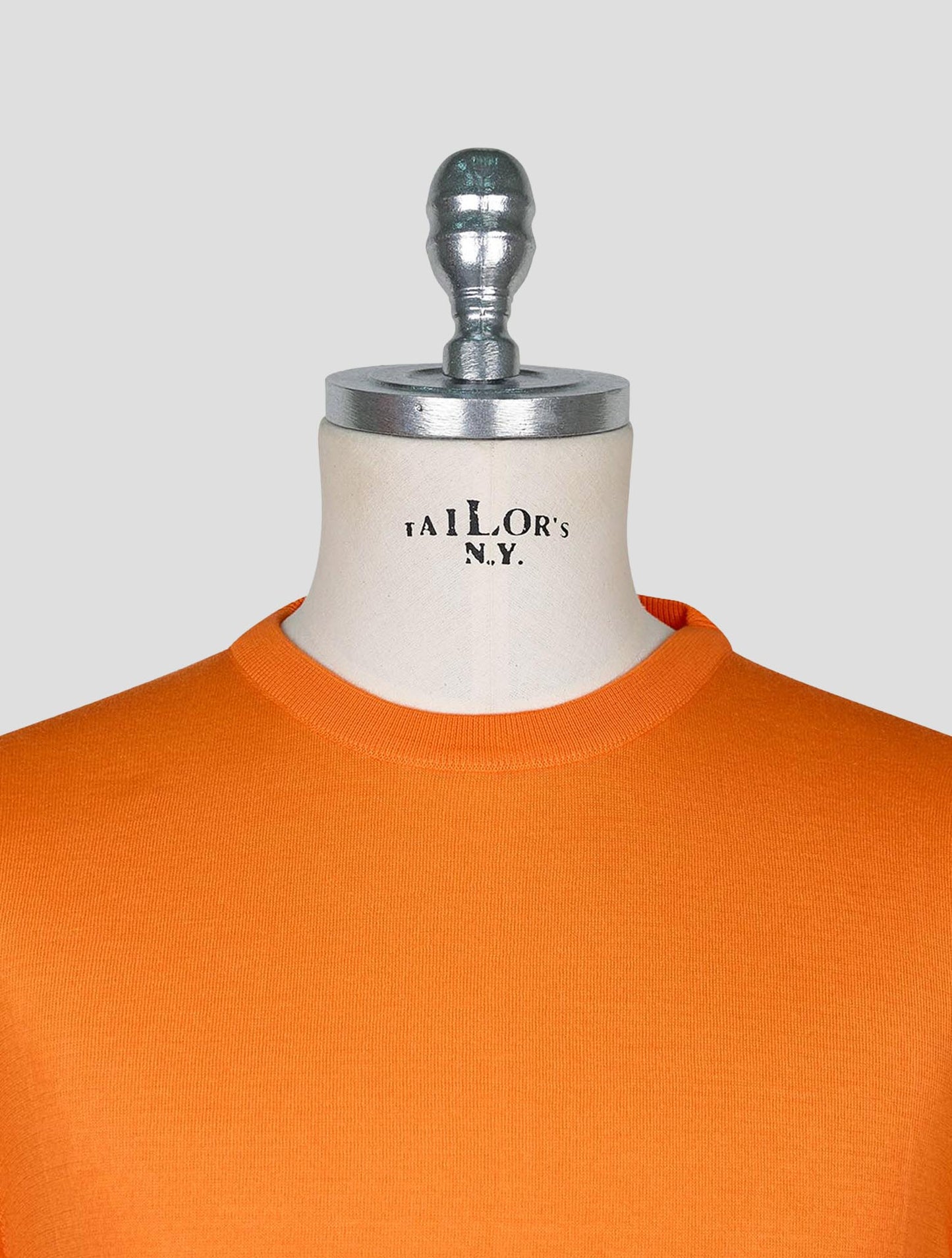 Kiton Orange Cotton T-shirt
