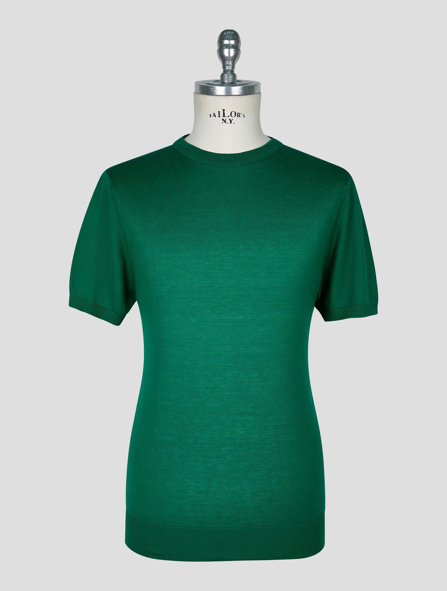 Kiton Green Cotton T-shirt