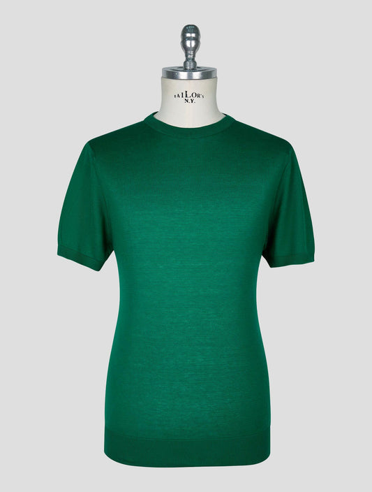 Kiton Green Cotton T-shirt