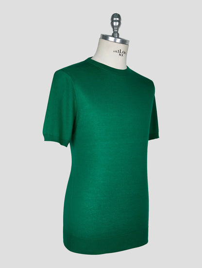 Kiton Green Cotton T-shirt