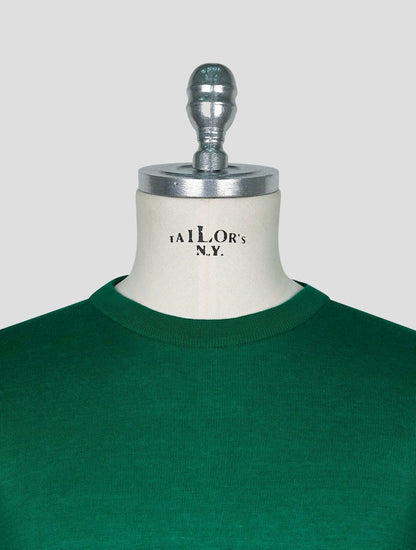 Kiton Green Cotton T-shirt
