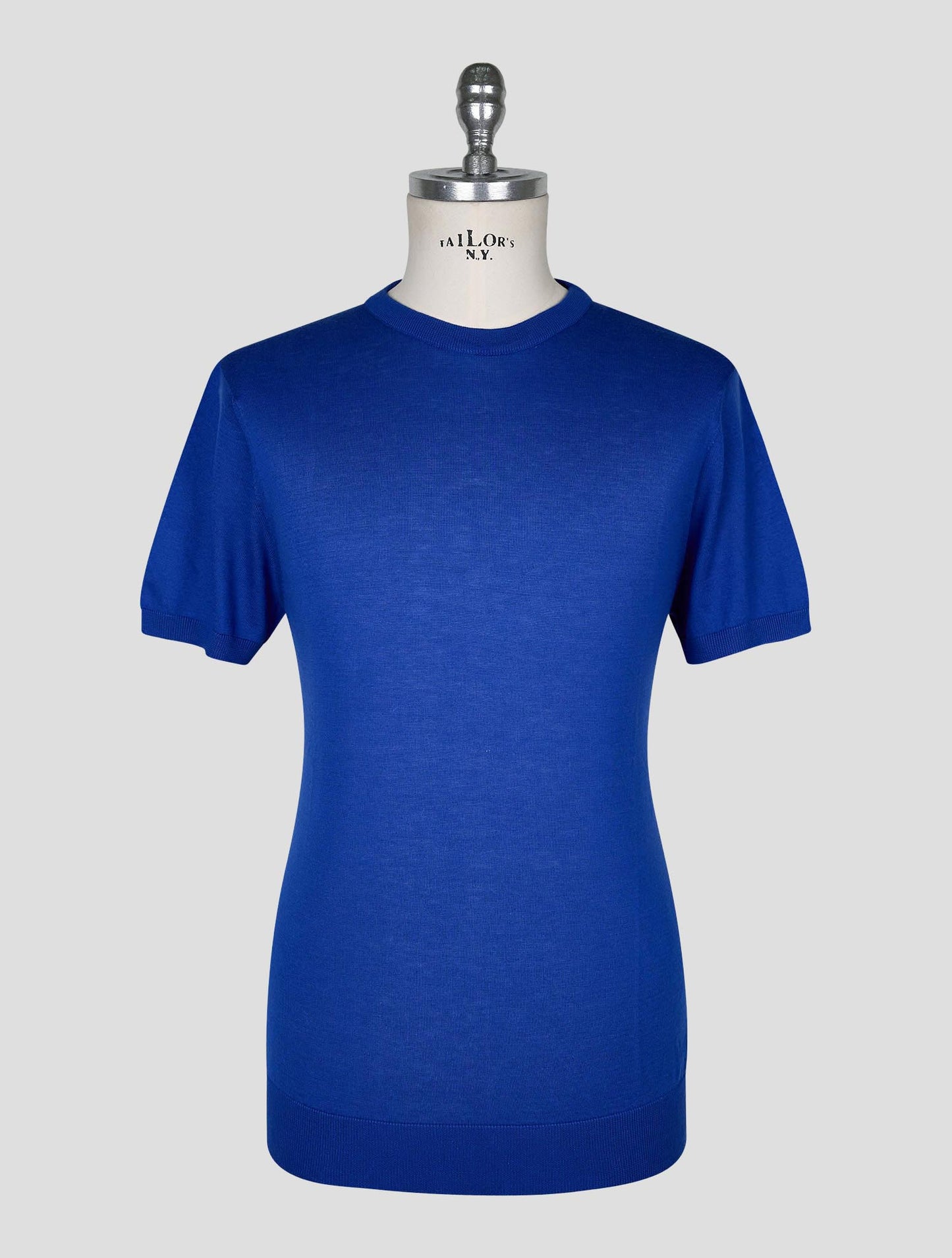 Kiton Blue  Cotton T-shirt