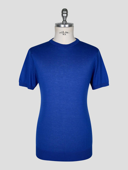 Kiton Blue  Cotton T-shirt