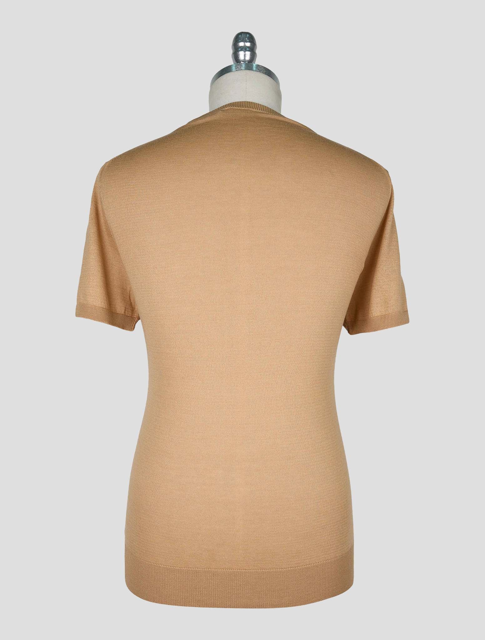 Kiton Beige  Cotton T-shirt