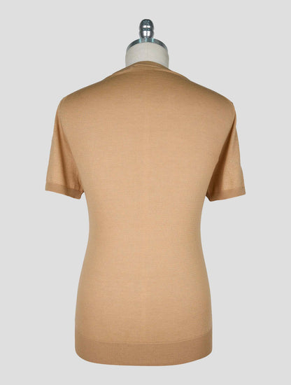 Kiton Beige  Cotton T-shirt