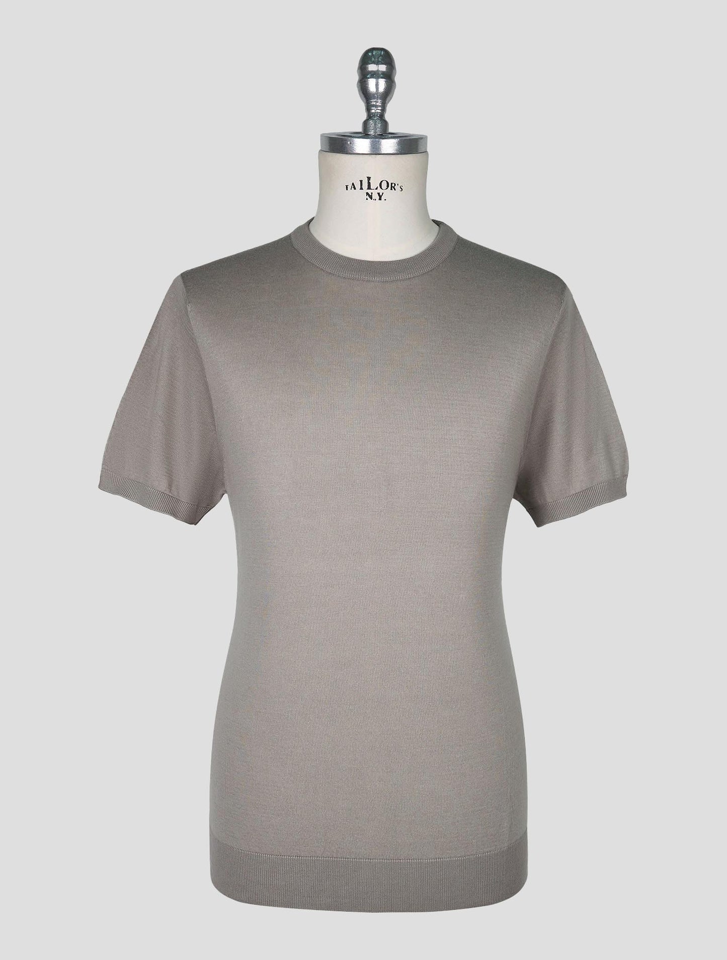 Kiton Gray  Cotton T-shirt