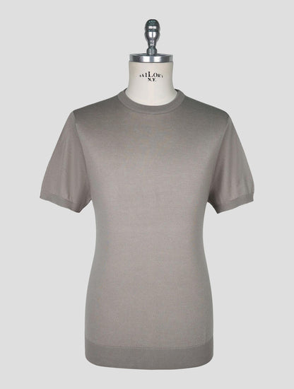 Kiton Gray  Cotton T-shirt