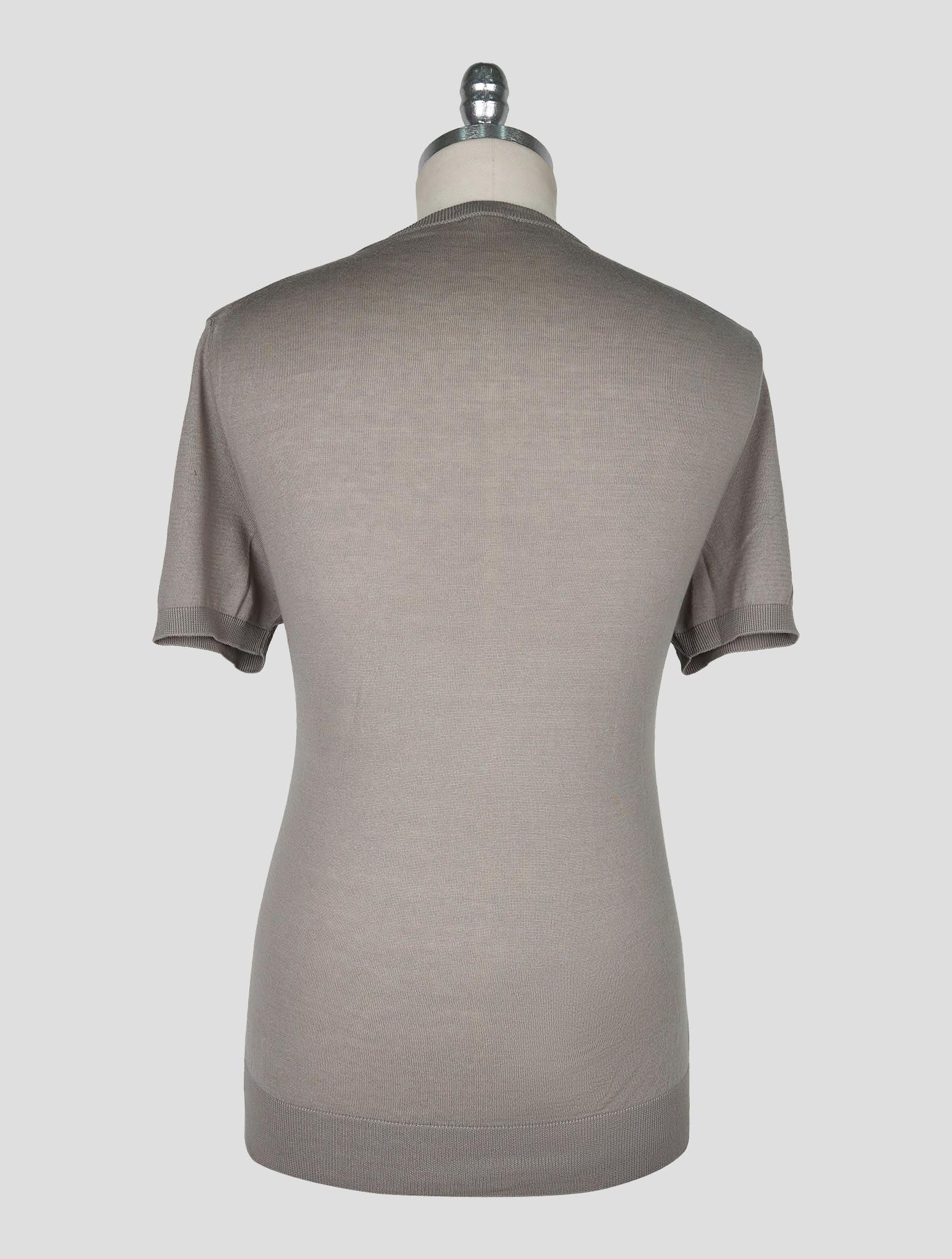 Kiton Gray  Cotton T-shirt