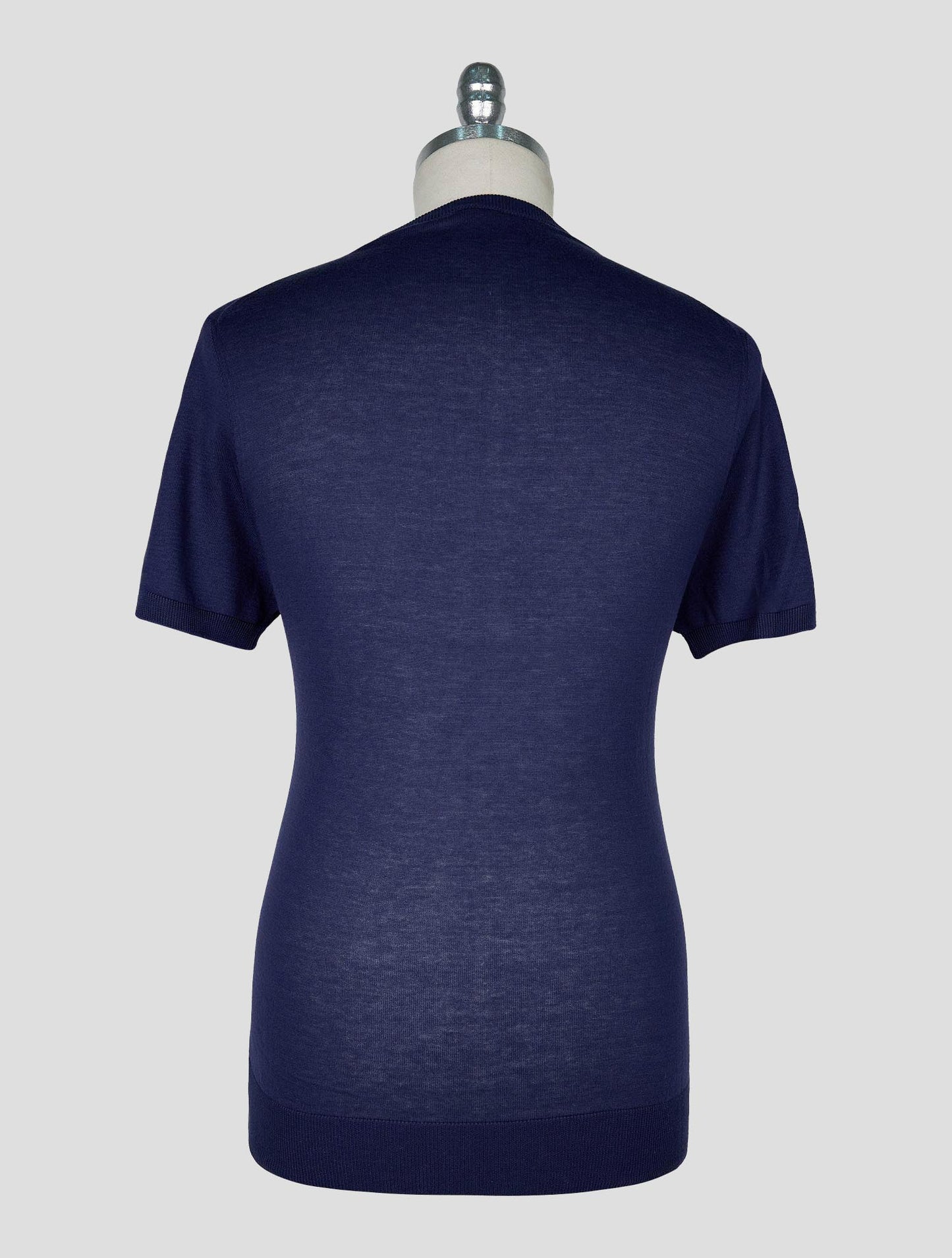 Kiton Dark Blue  Cotton T-shirt