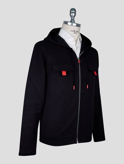 Kiton Black Cotton Tracksuit