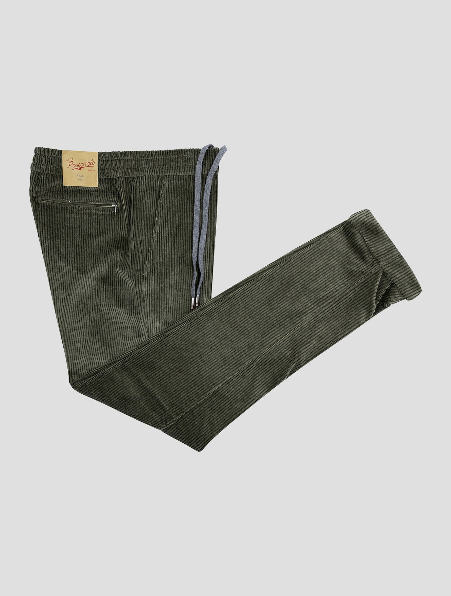 Marco Pescarolo Green Cotton Cashmere Ea Pants