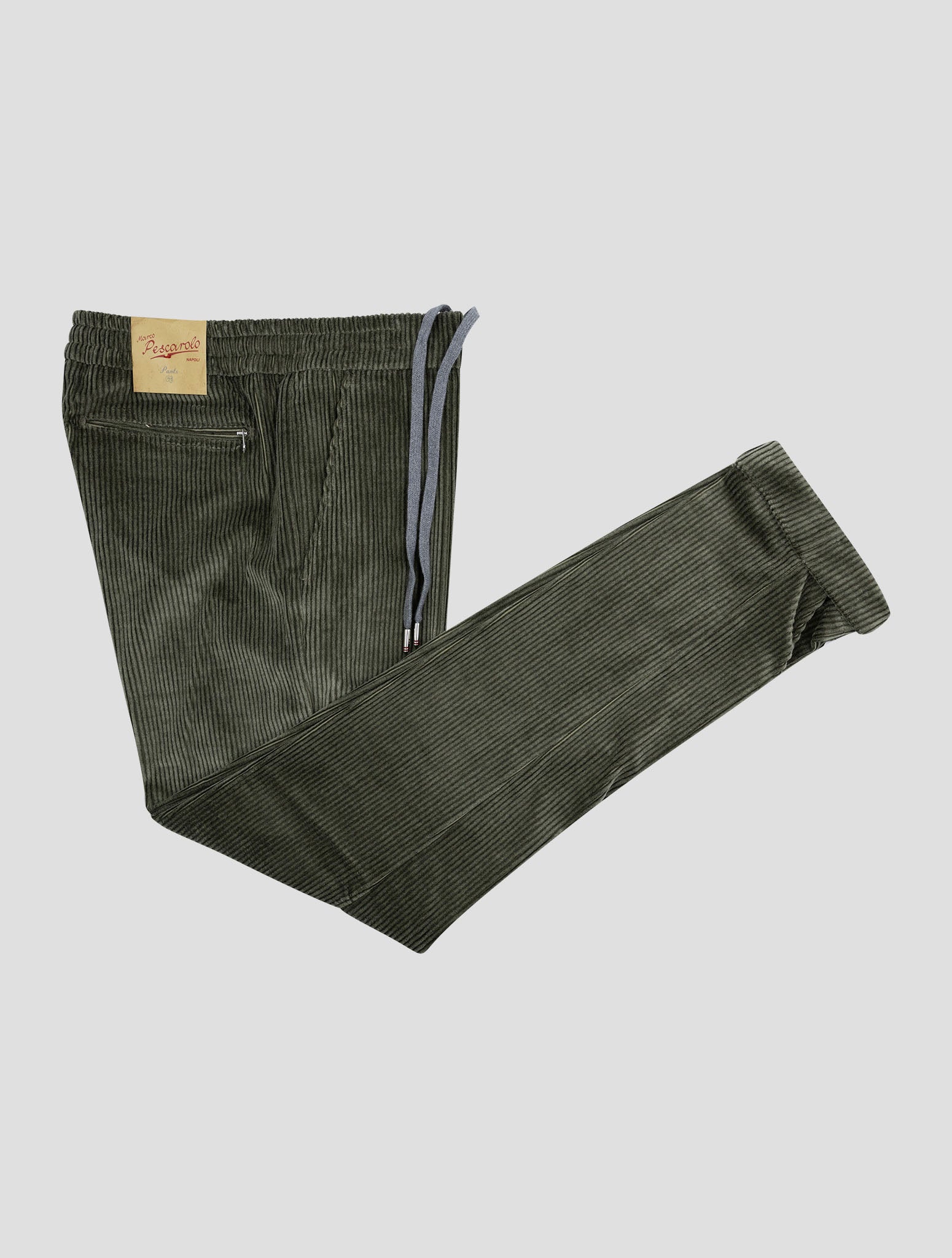 Marco Pescarolo Green Cotton Cashmere Ea Pants