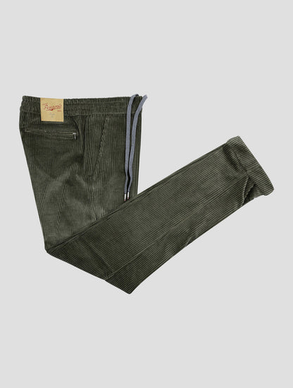 Marco Pescarolo Green Cotton Cashmere Ea Pants