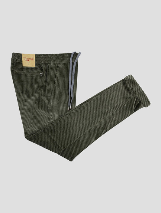 Marco Pescarolo Green Cotton Cashmere Ea Pants