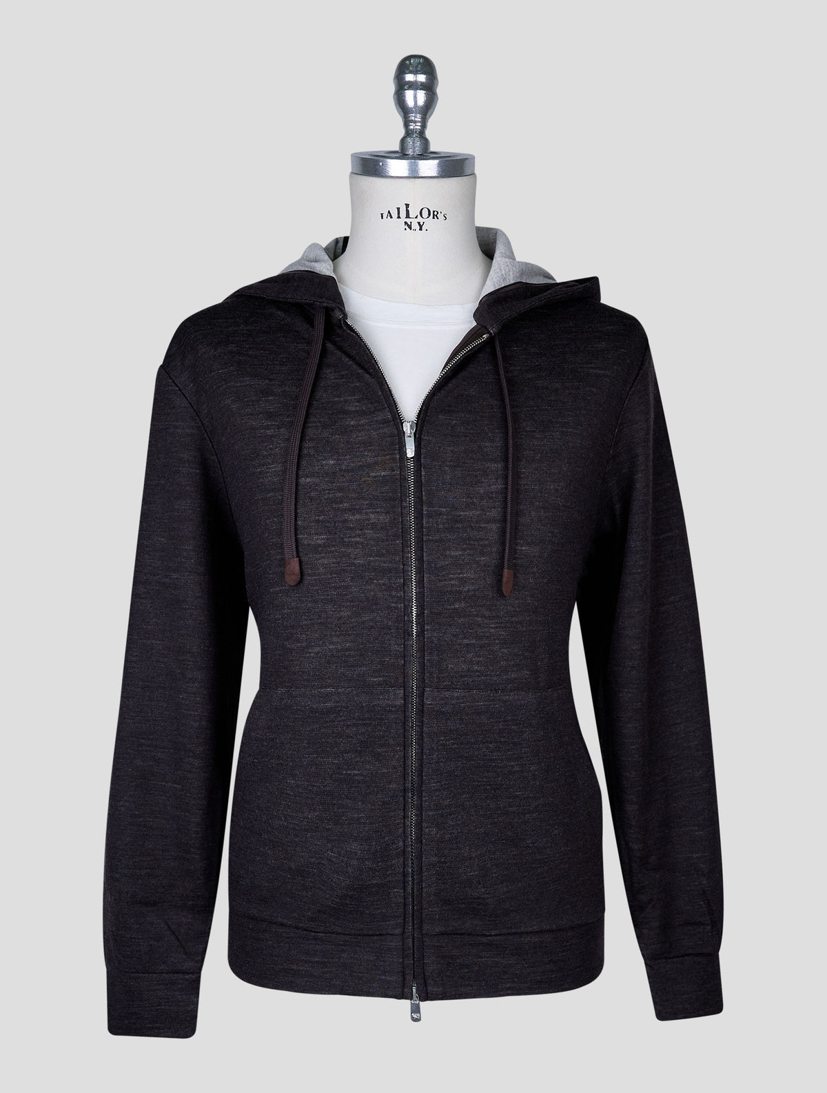 Marco Pescarolo Blue Virgin Wool Pa Sweater Hoodie Full Zip