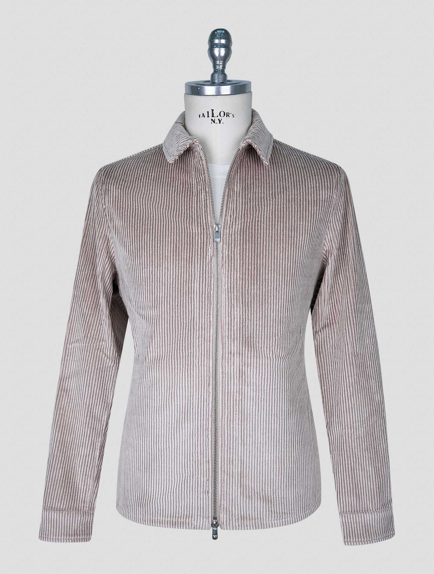 Marco Pescarolo Beige Cotton Cashmere Ea Velvet Coat
