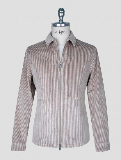 Marco Pescarolo Beige Cotton Cashmere Ea Velvet Coat