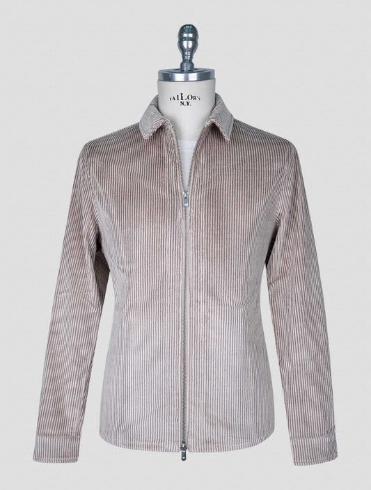 Marco Pescarolo Beige Cotton Cashmere Ea Velvet Coat