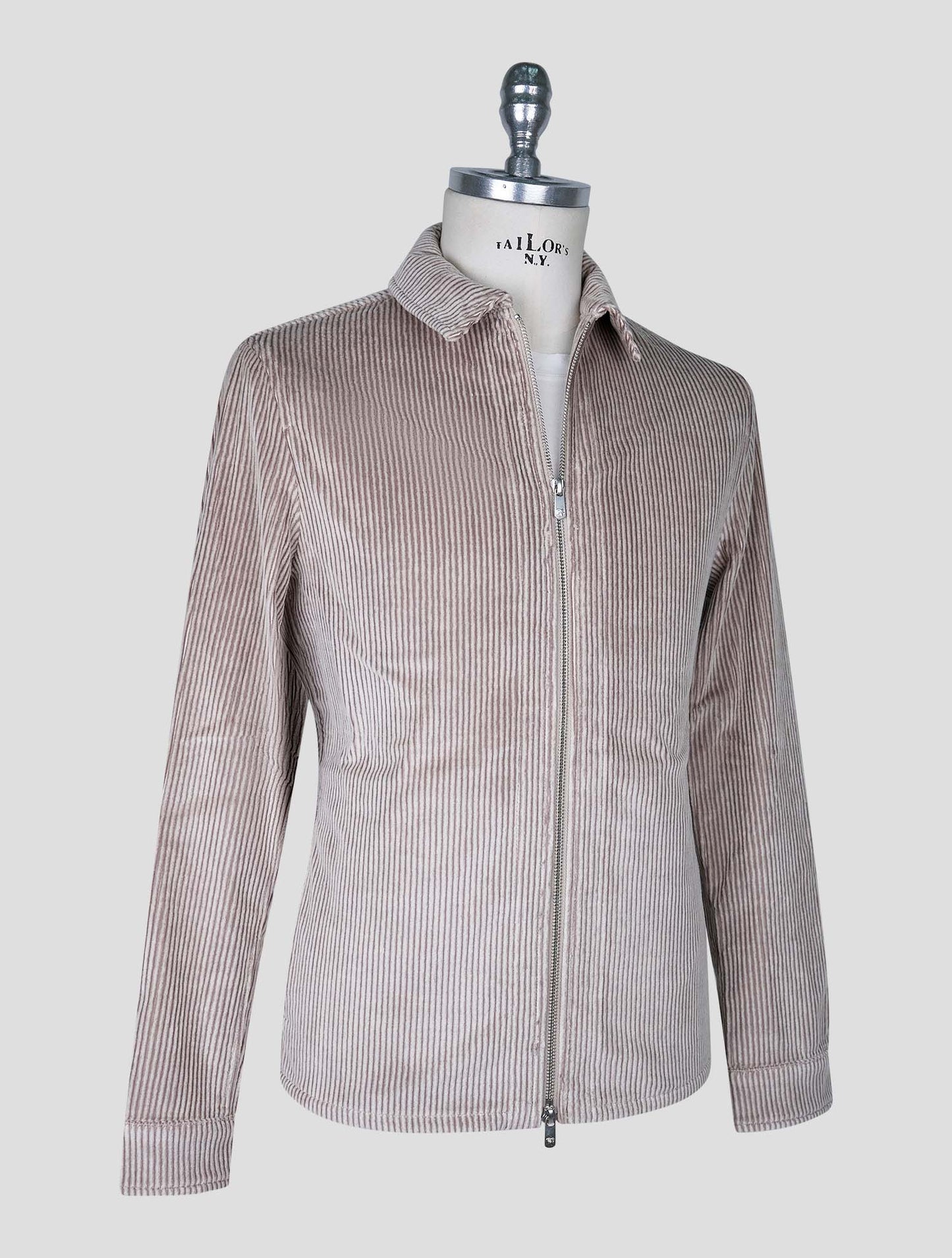 Marco Pescarolo Beige Cotton Cashmere Ea Velvet Coat