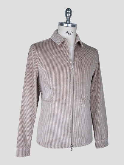 Marco Pescarolo Beige Cotton Cashmere Ea Velvet Coat