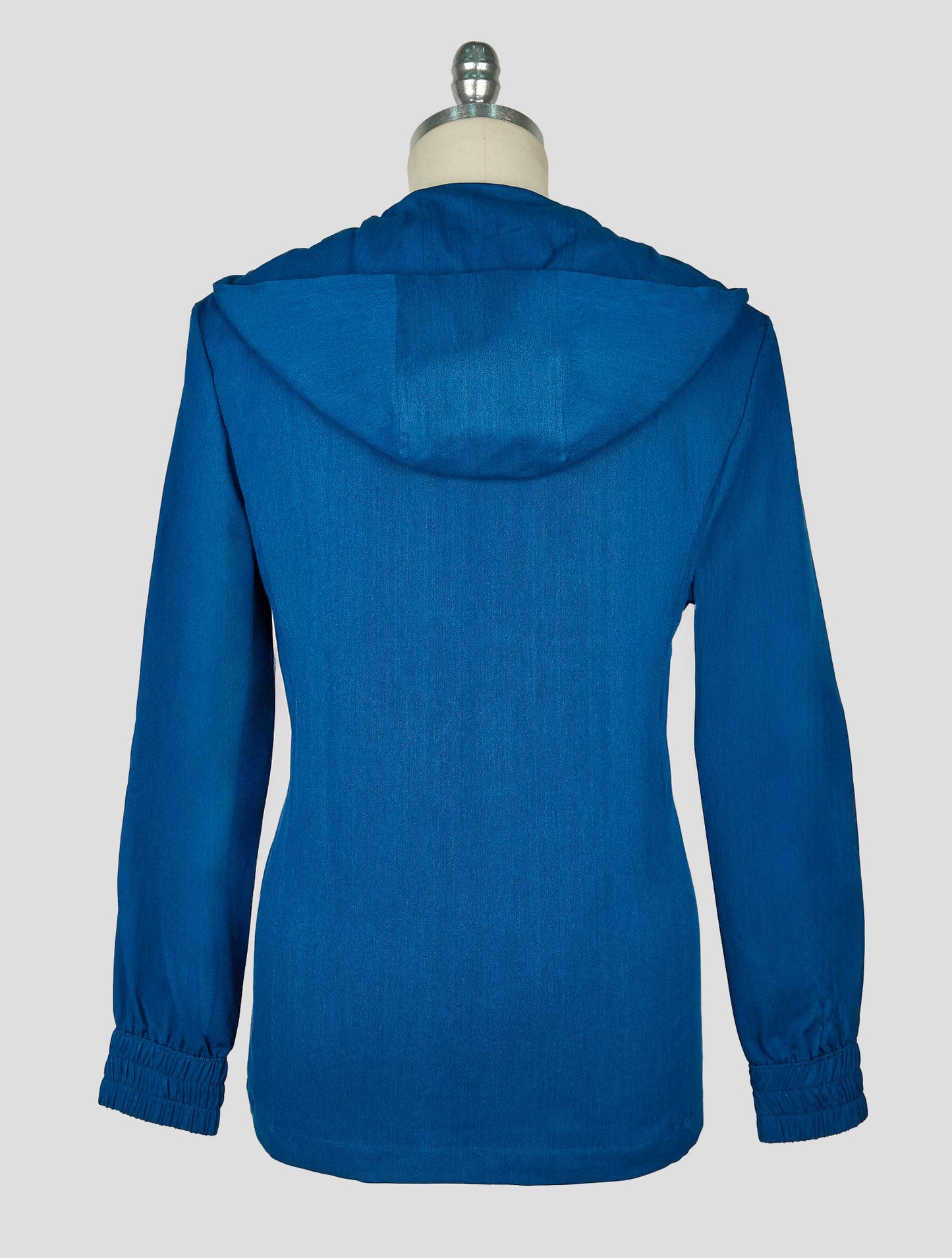 Kiton Blue Cotton Shirt Umbi