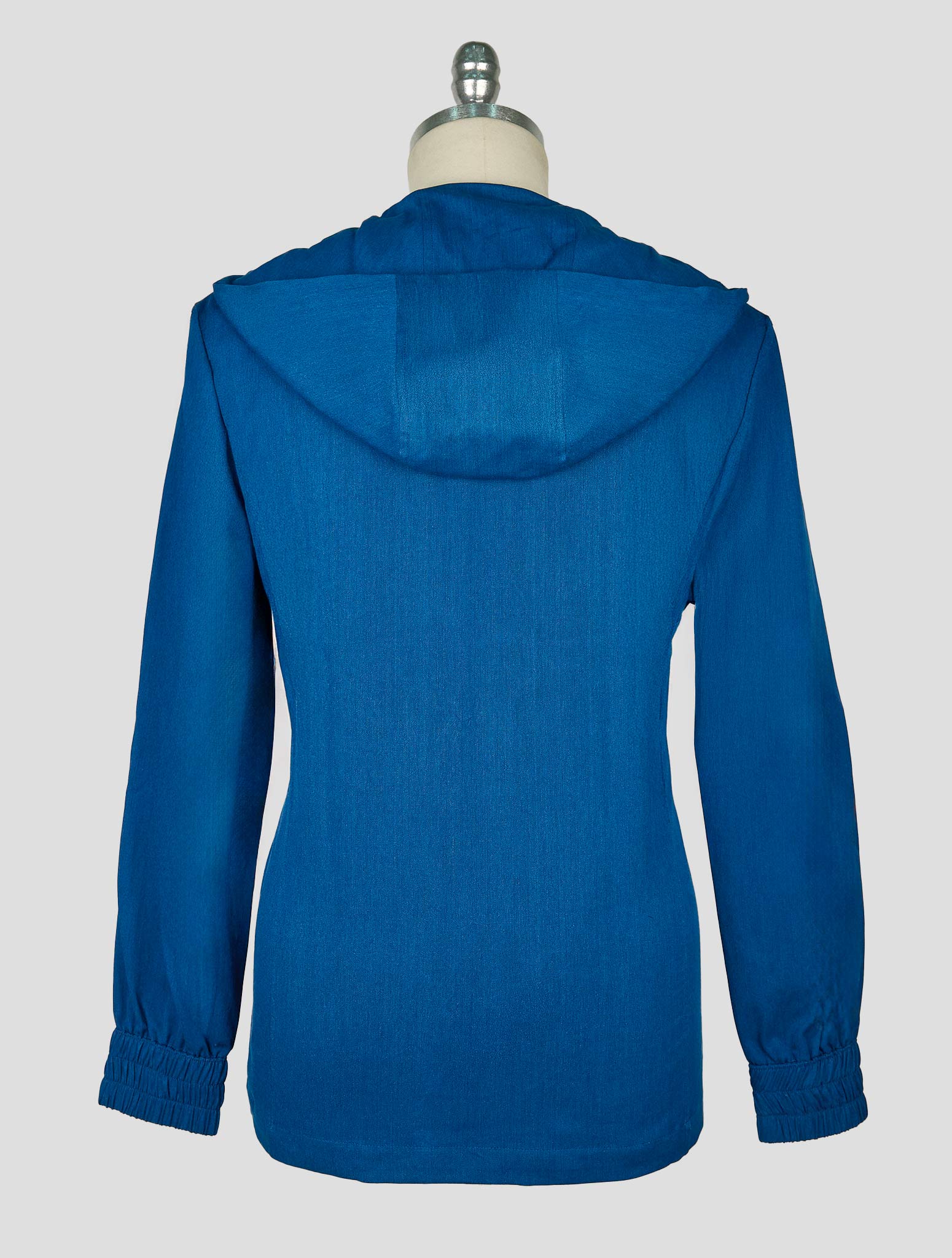 Kiton Blue Cotton Shirt Umbi