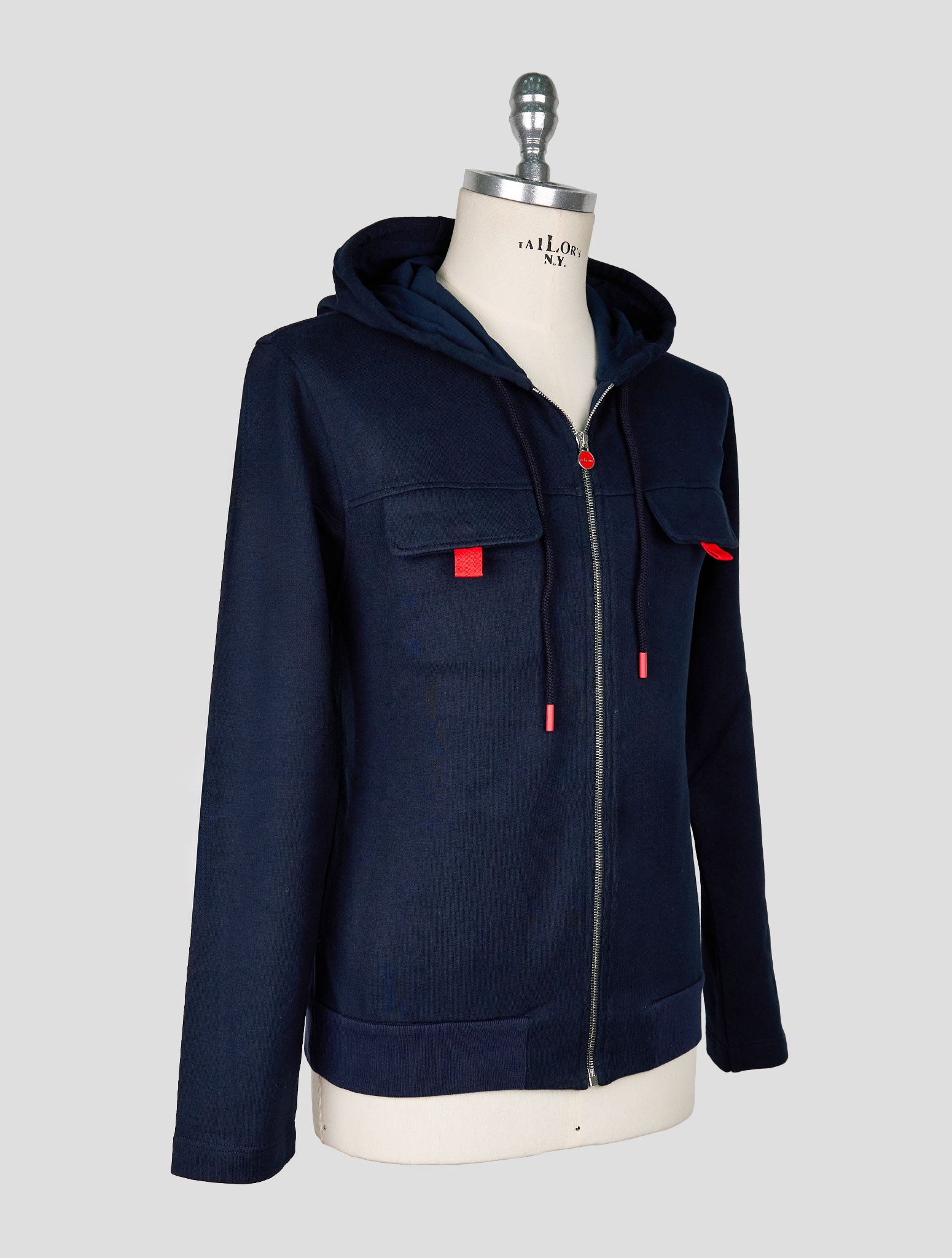 Kiton Blue Cotton Tracksuit
