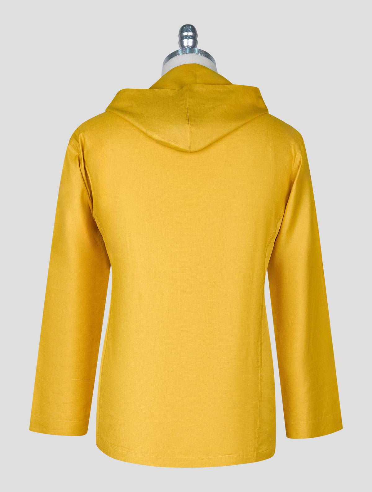 Kiton Yellow Cotton Silk Shirt Luca