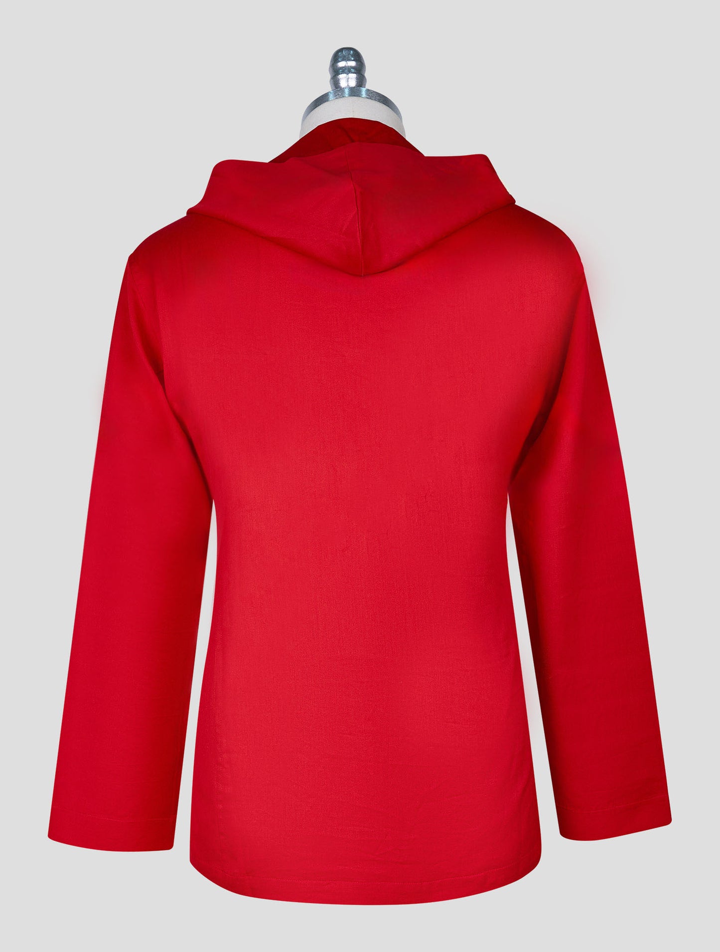 Kiton Red Cotton Silk Shirt Luca