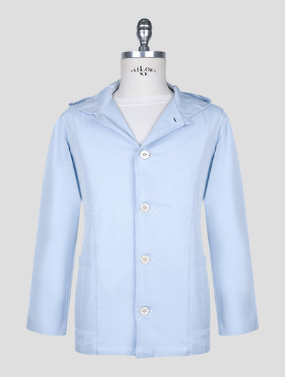 Kiton Light Blue Cotton Shirt Luca