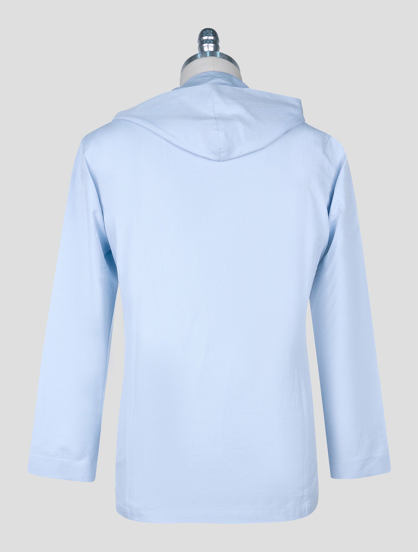 Kiton Light Blue Cotton Shirt Luca