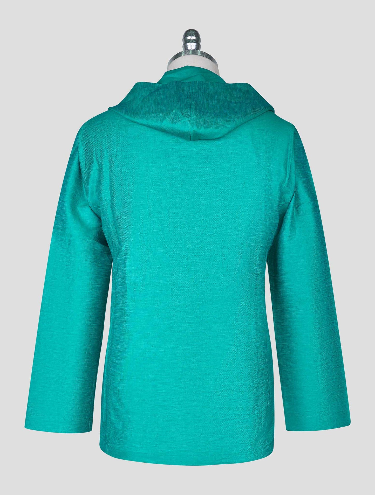 Kiton Green Cotton Linen Shirt Luca