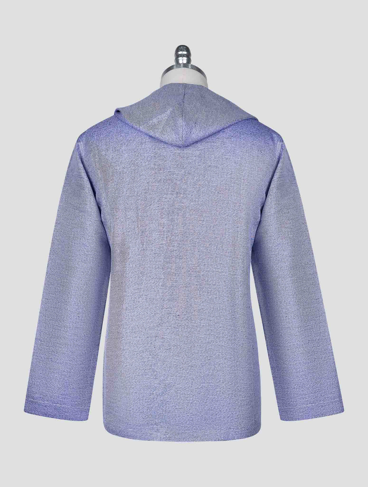 Kiton Blue Cotton Linen Shirt Luca
