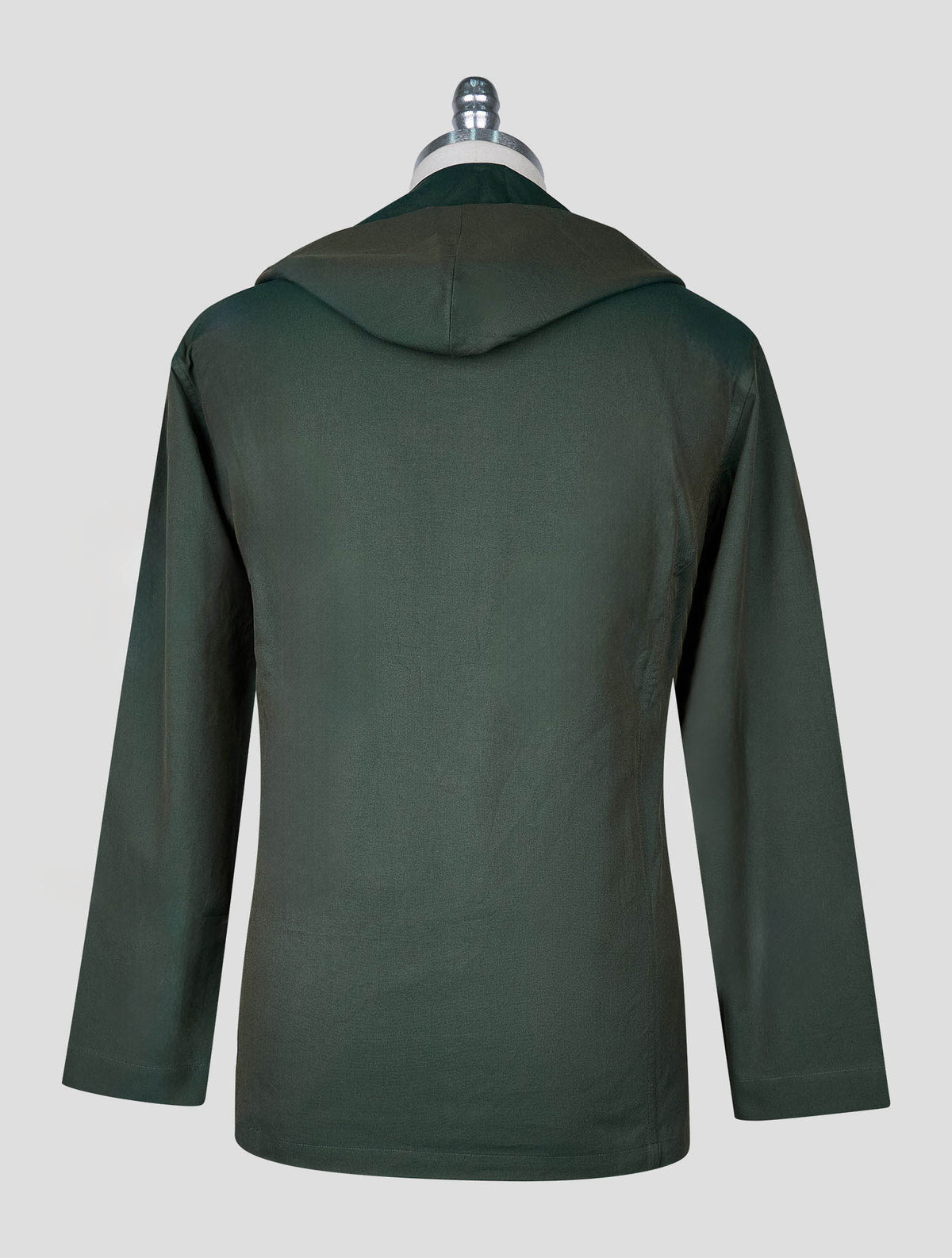 Kiton Green Cotton Shirt Luca
