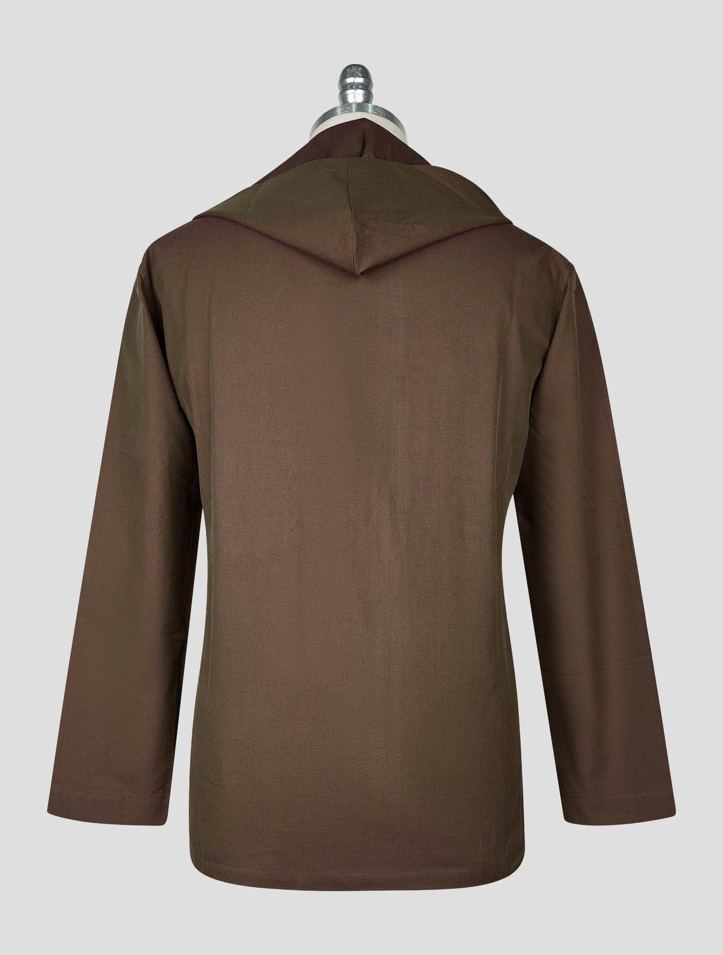 Kiton Brown Cotton Shirt Luca
