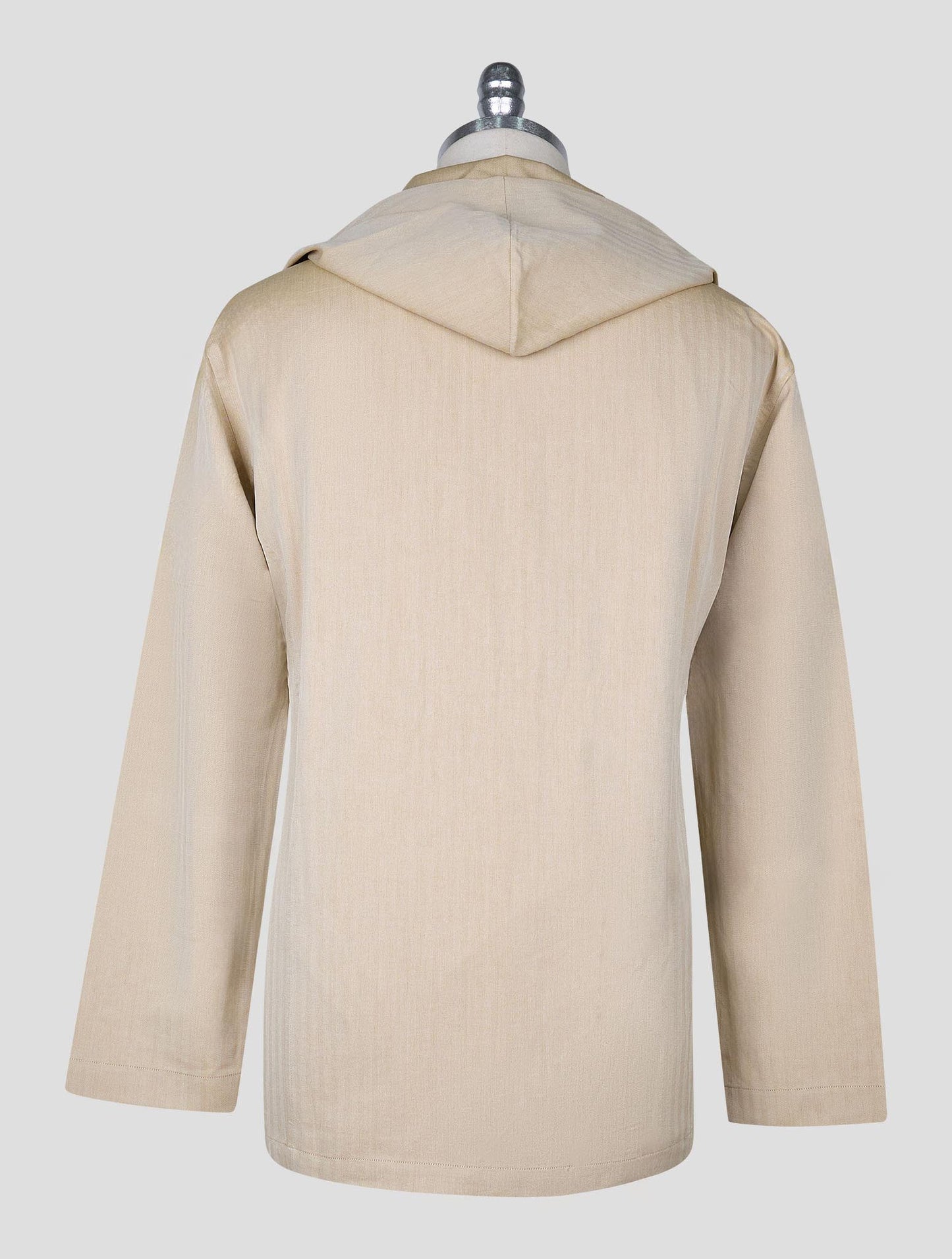 Kiton Beige Cotton Lyocell Shirt Luca