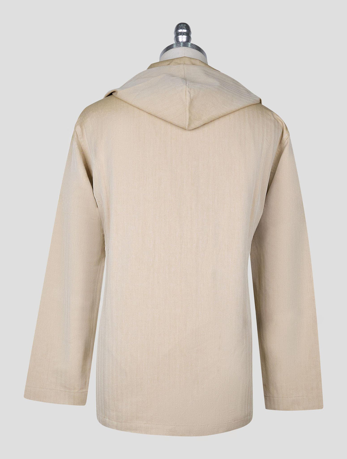 Kiton Beige Cotton Lyocell Shirt Luca