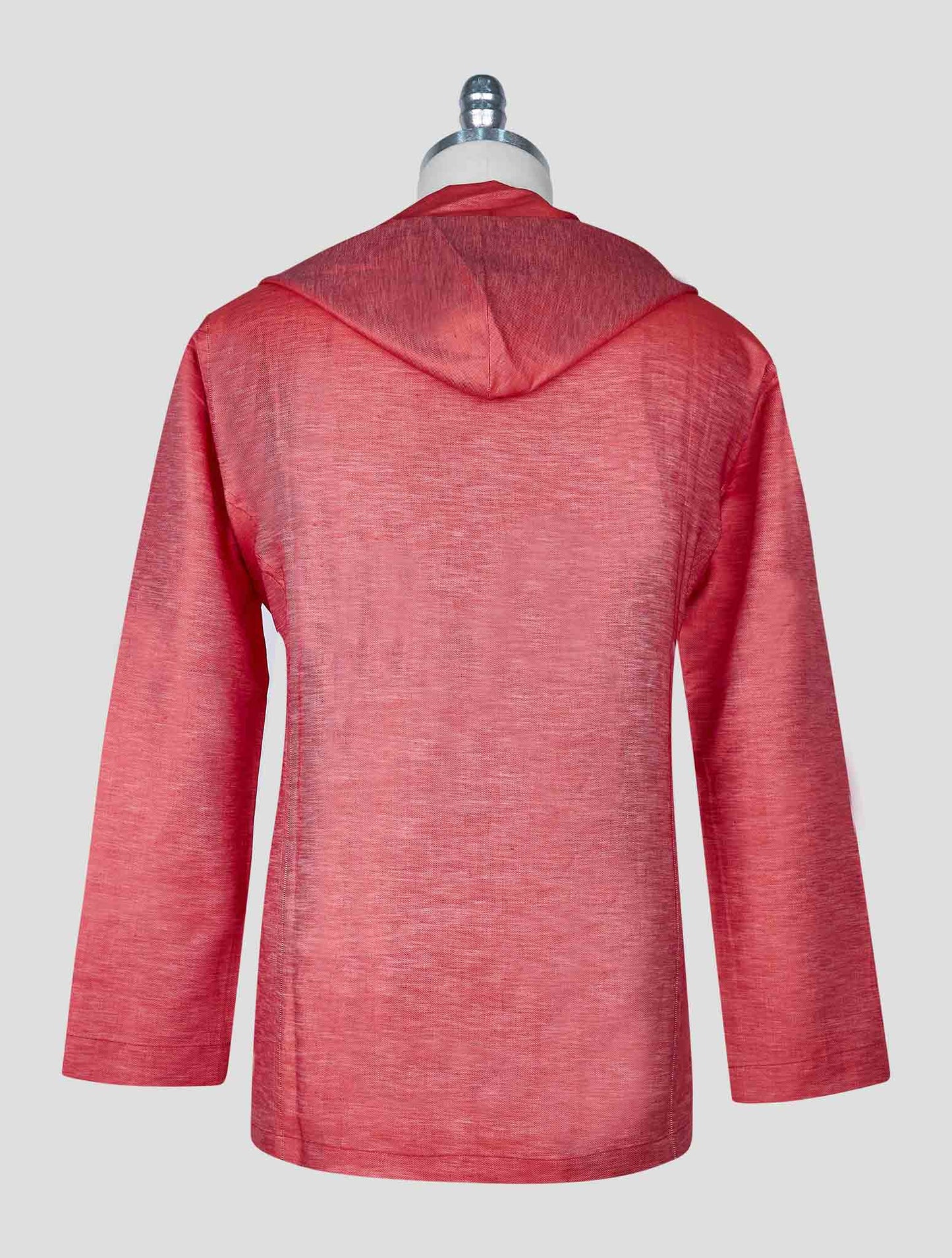 Kiton Red Cotton Linen Shirt Luca