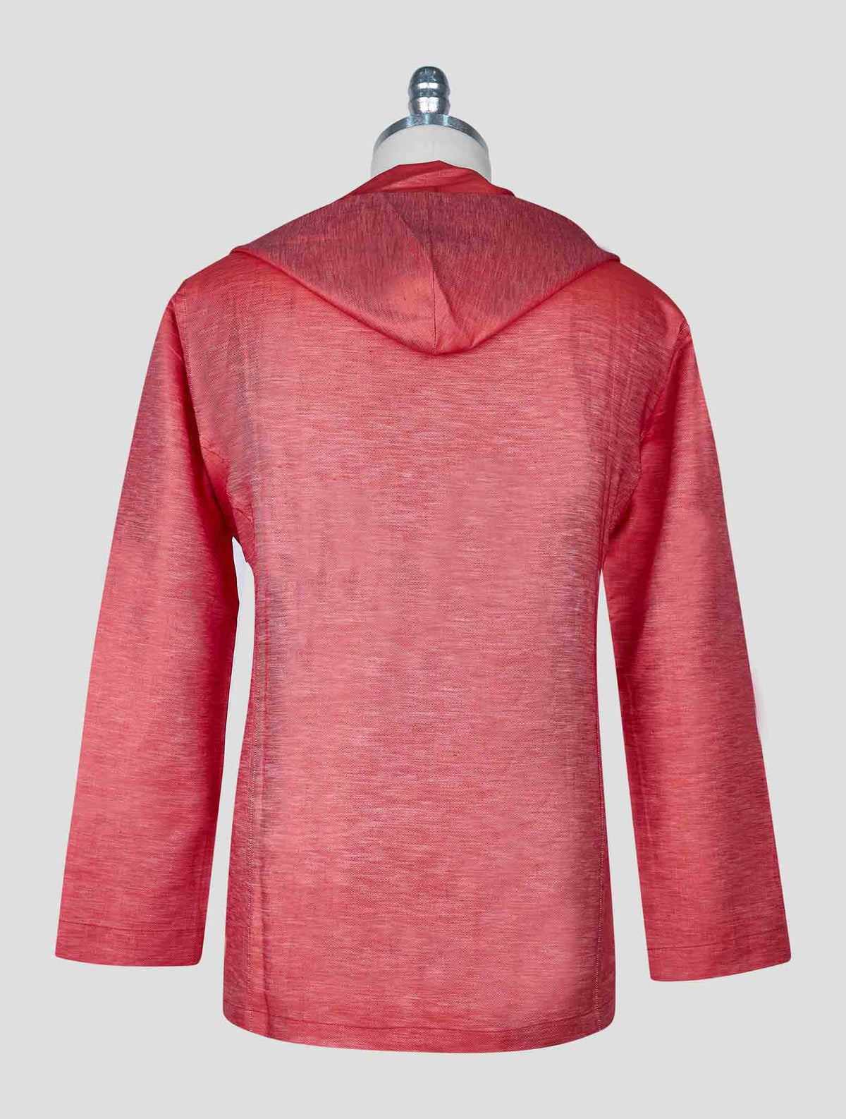 Kiton Red Cotton Linen Shirt Luca