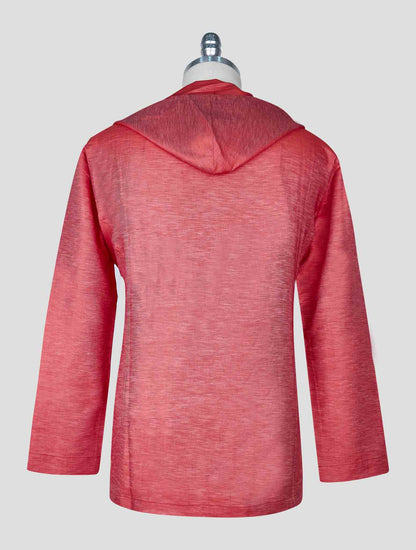 Kiton Red Cotton Linen Shirt Luca