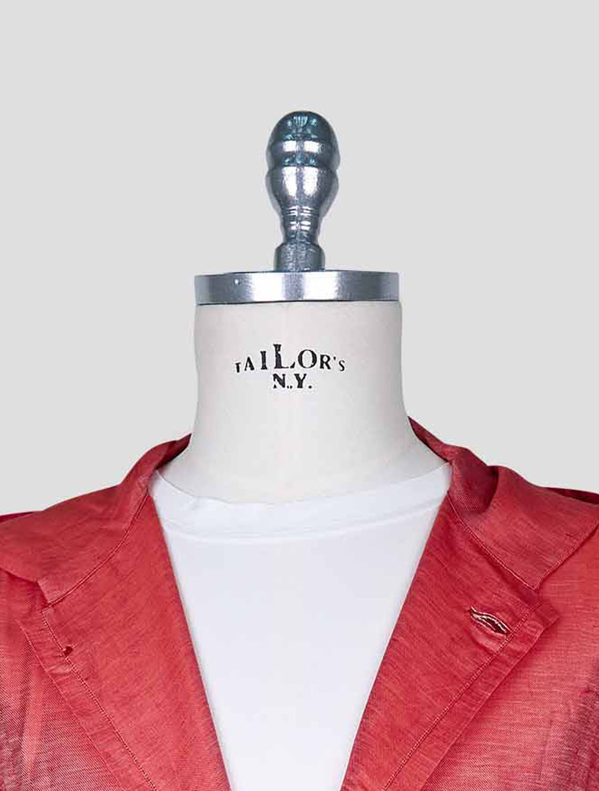 Kiton Red Cotton Linen Shirt Luca