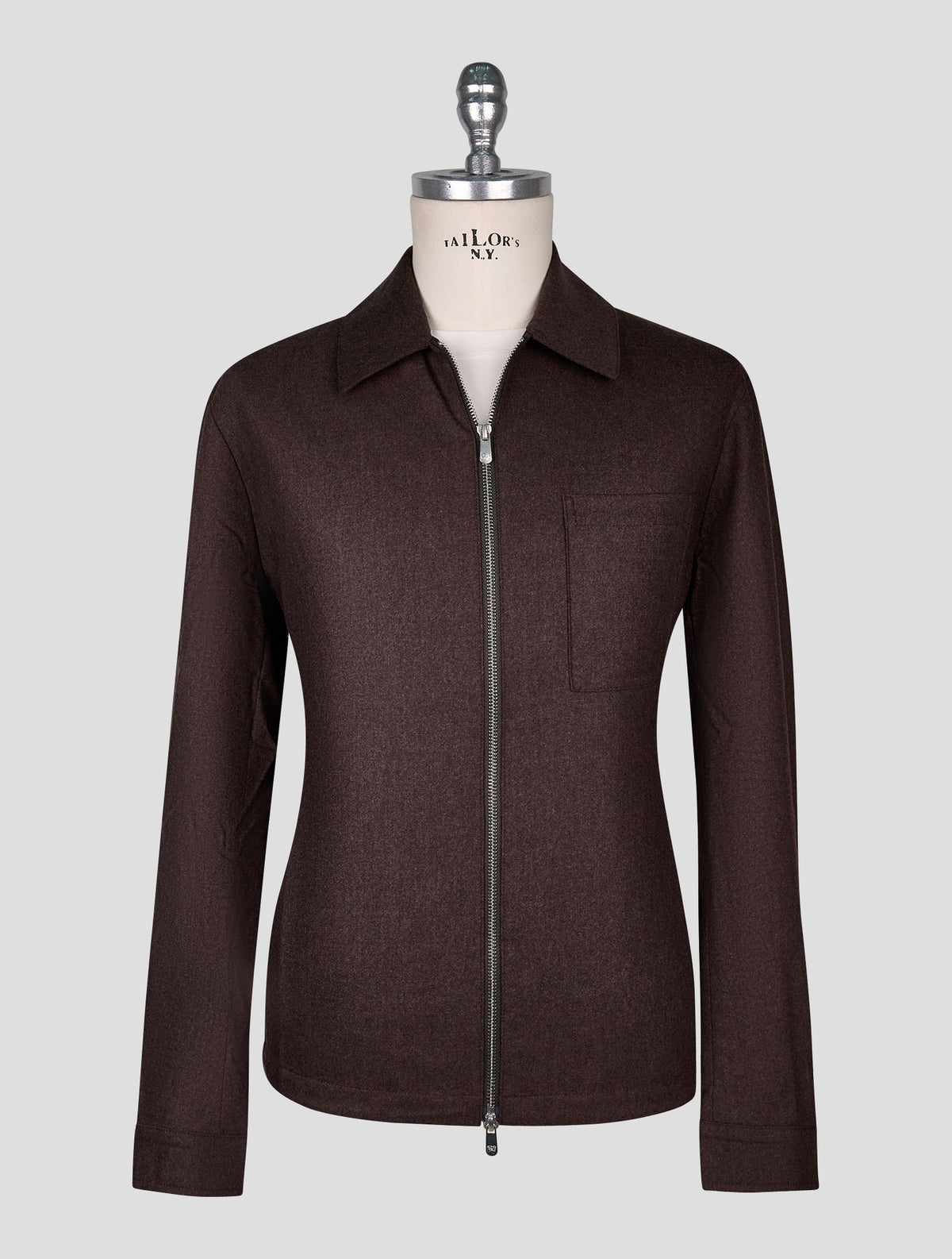 Marco Pescarolo coat brown  virgin wool cashmere Ea
