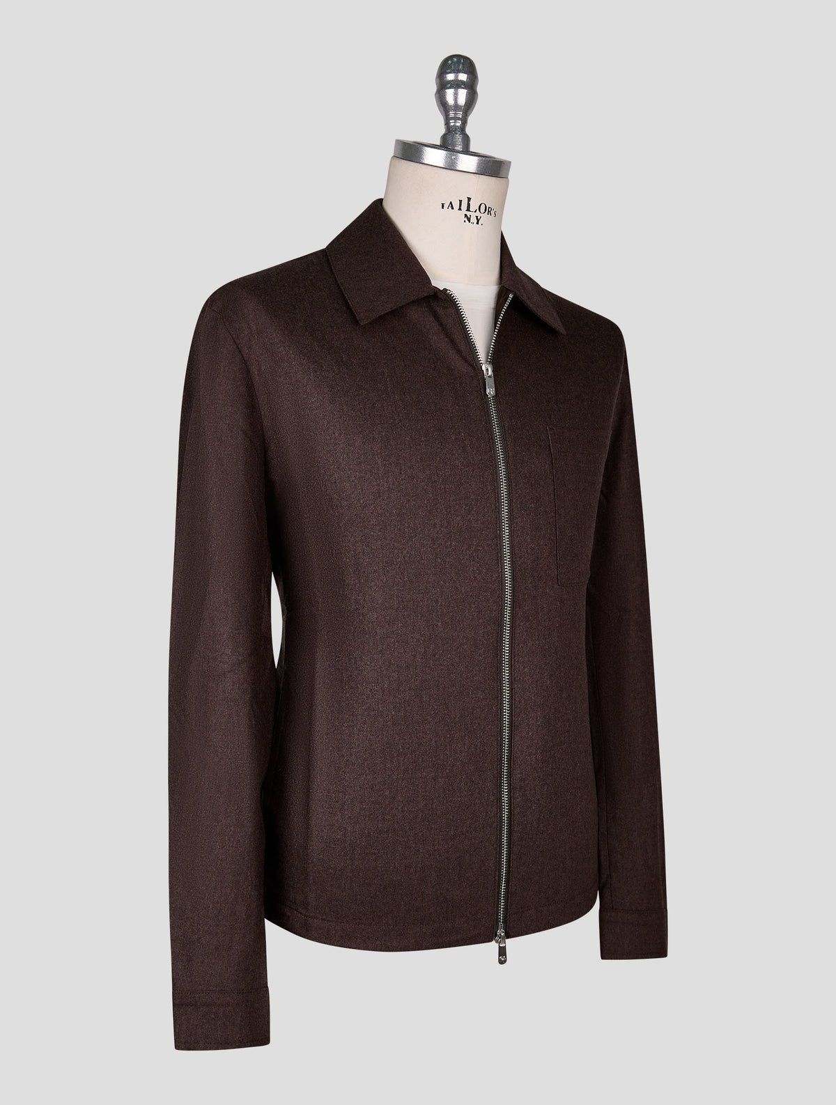 Marco Pescarolo coat brown  virgin wool cashmere Ea