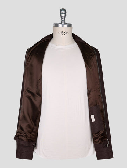 Marco Pescarolo coat brown  virgin wool cashmere Ea