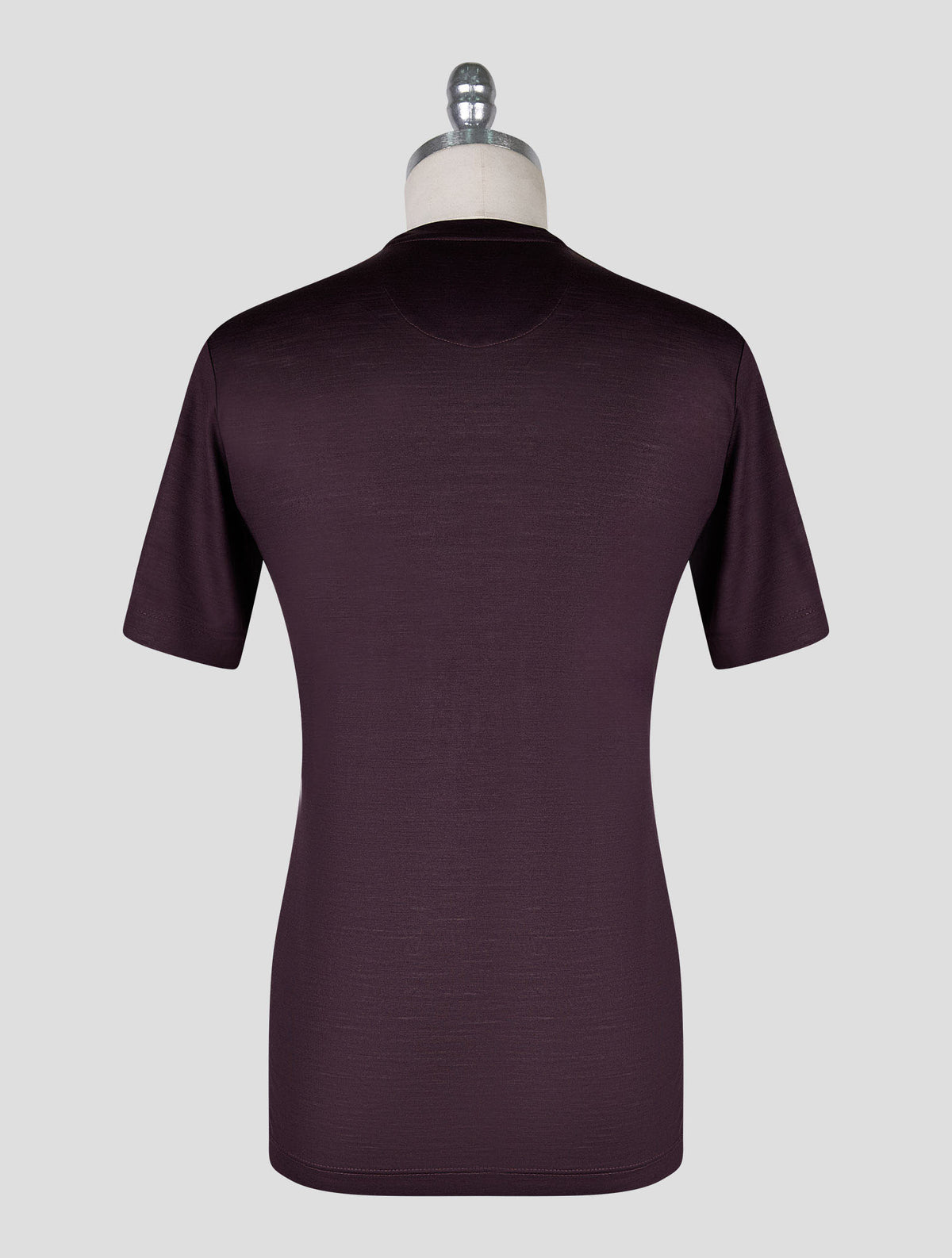 Marco Pescarolo Burgundy Virgin Wool T-Shirt