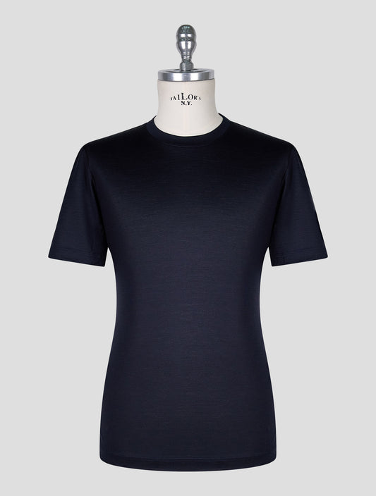 Marco Pescarolo Dark Blue Virgin Wool T-Shirt
