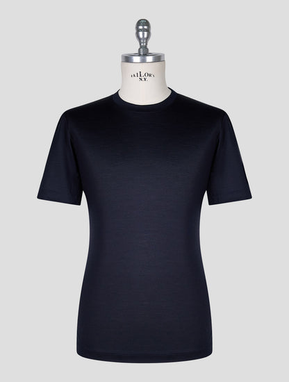 Marco Pescarolo Dark Blue Virgin Wool T-Shirt